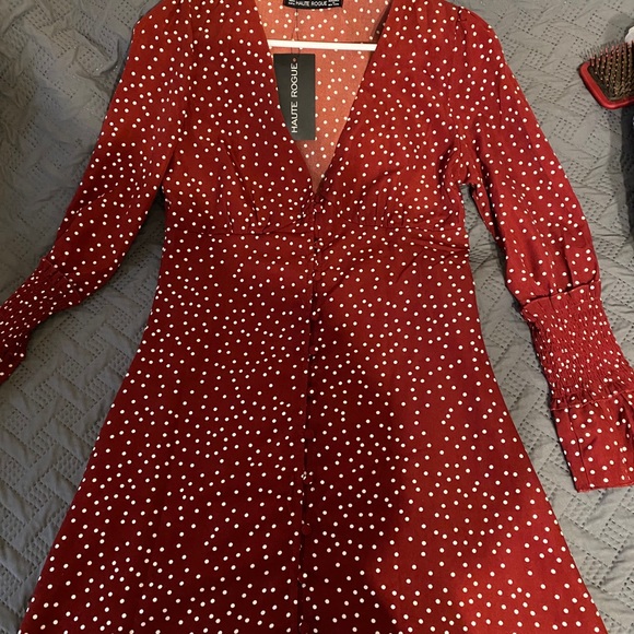 Red Polkadot Dress - Picture 2 of 5